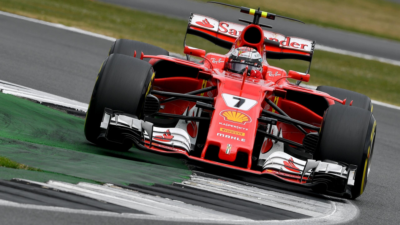Forma-1, Brit Nagydíj, Kimi Räikkönen, Ferrari 