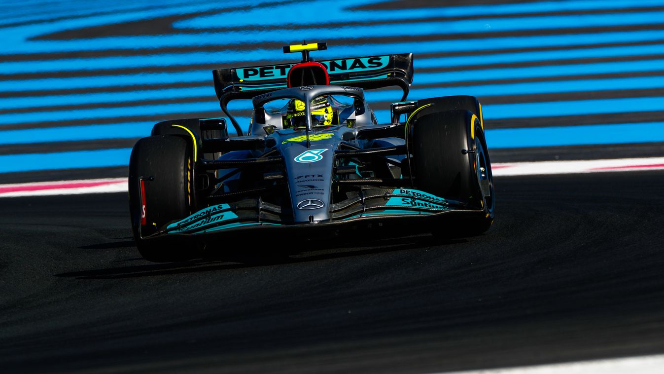 Forma-1, Lewis Hamilton, Mercedes, Francia Nagydíj 2022, péntek 