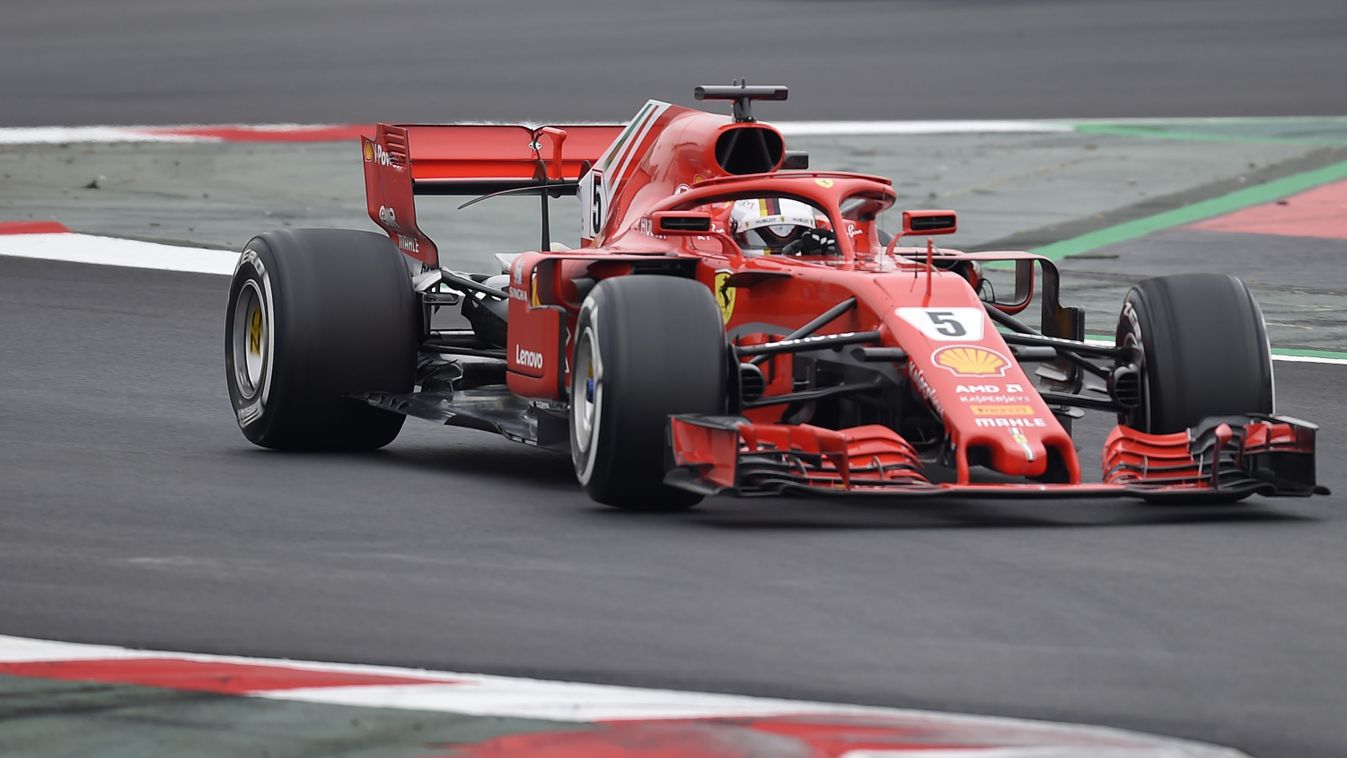 Sebastian Vettel, Scuderia Ferrari, F1, Formula One, Testing, drives at the Circuit de Catalunya on February 27, 2018 