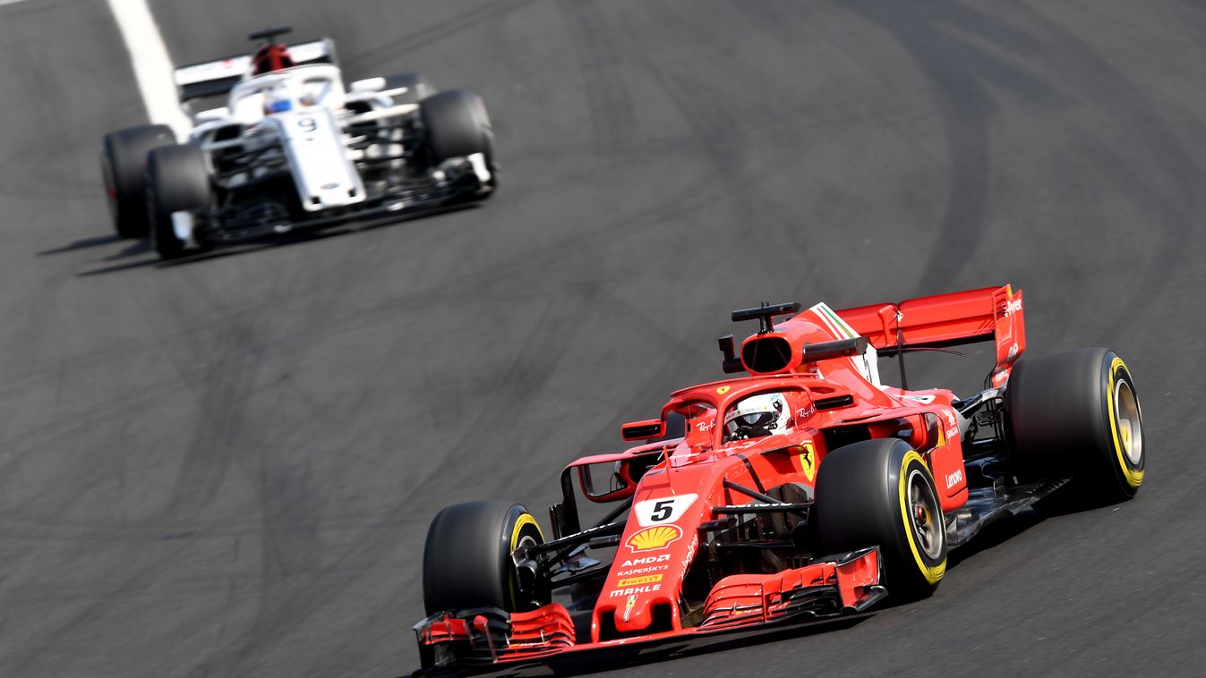 A Forma-1-es Magyar Nagydíj pénteki napja, Sebastian Vettel, Scuderia Ferrari 