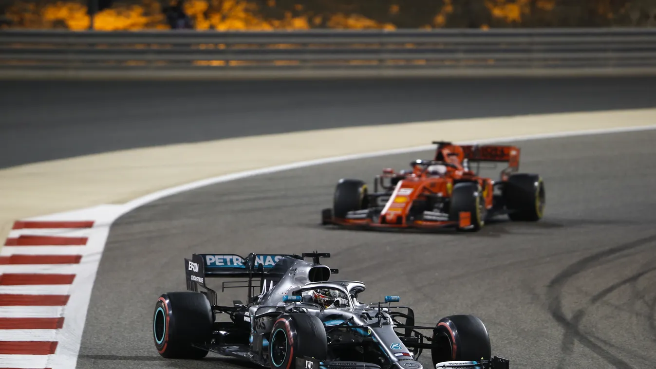 Forma-1, Bahreini Nagydíj, Lewis Hamilton, Mercedes-AMG Petronas, Sebastian Vettel, Scuderia Ferrari 