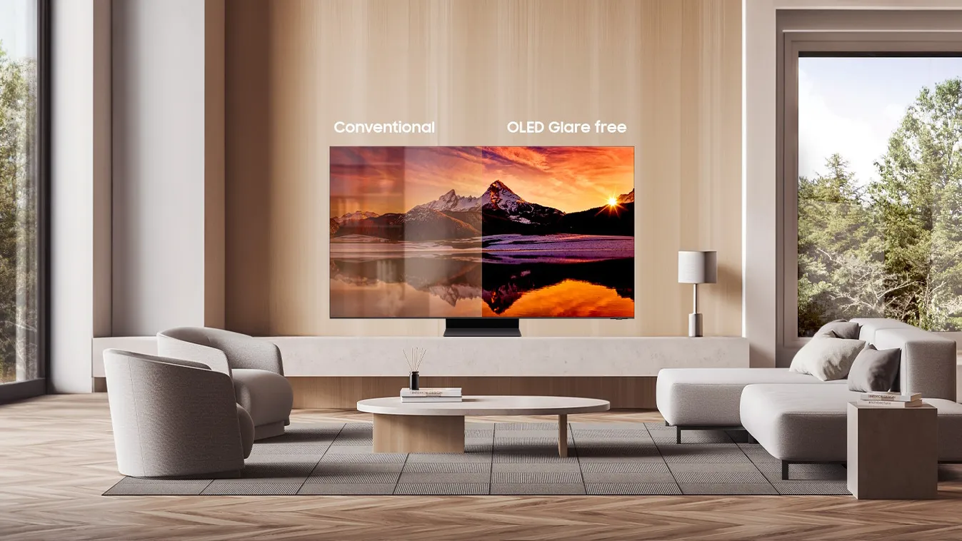 samsung oled okostévé nappali tévézés 