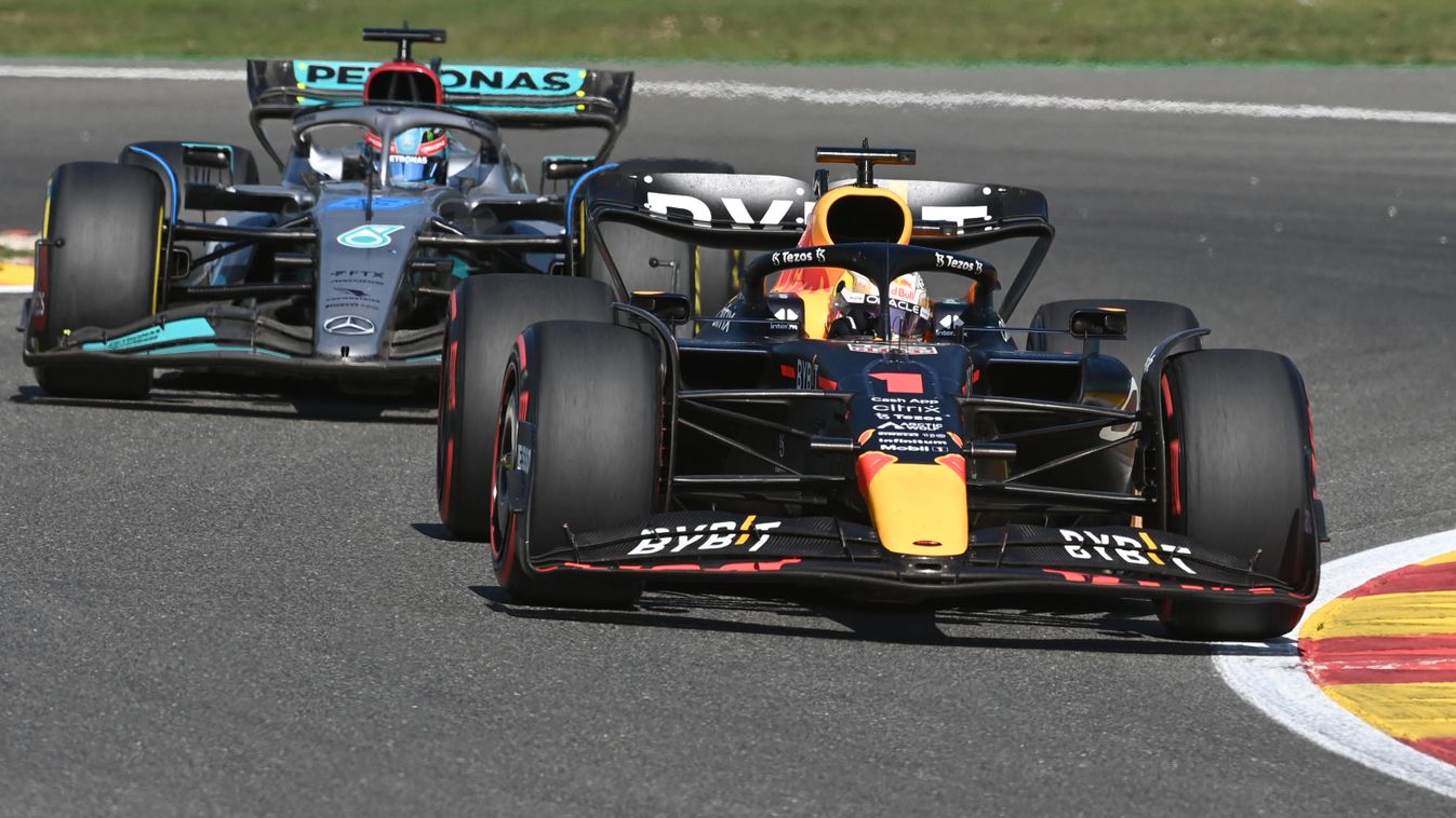 Forma-1, Holland Nagydíj, Max Verstappen, Red Bull, George Russell, Mercedes 