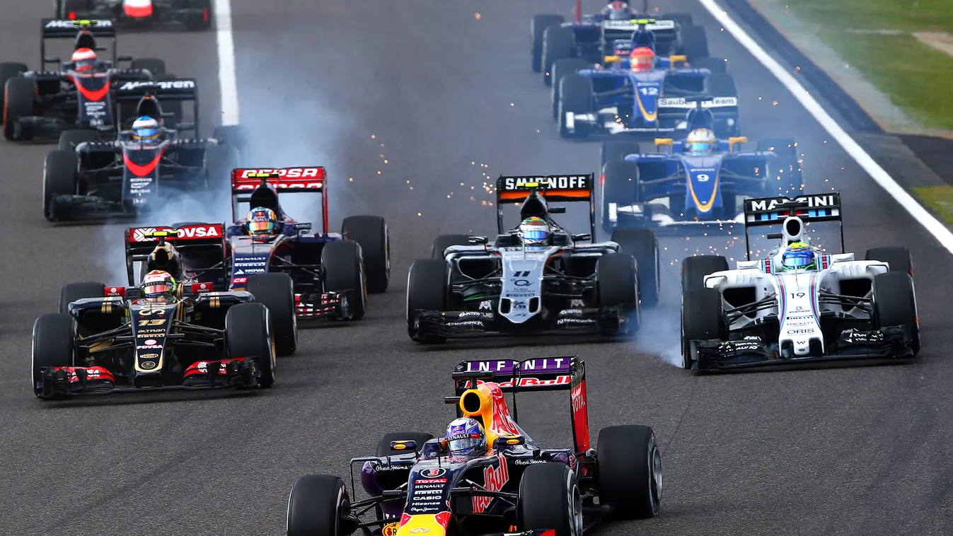 Forma-1, Daniel Ricciardo, Red Bull, Japán Nagydíj, rajt 