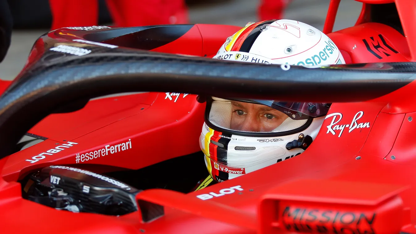 Forma-1, Sebastian Vettel, Ferrari, Barcelona teszt 