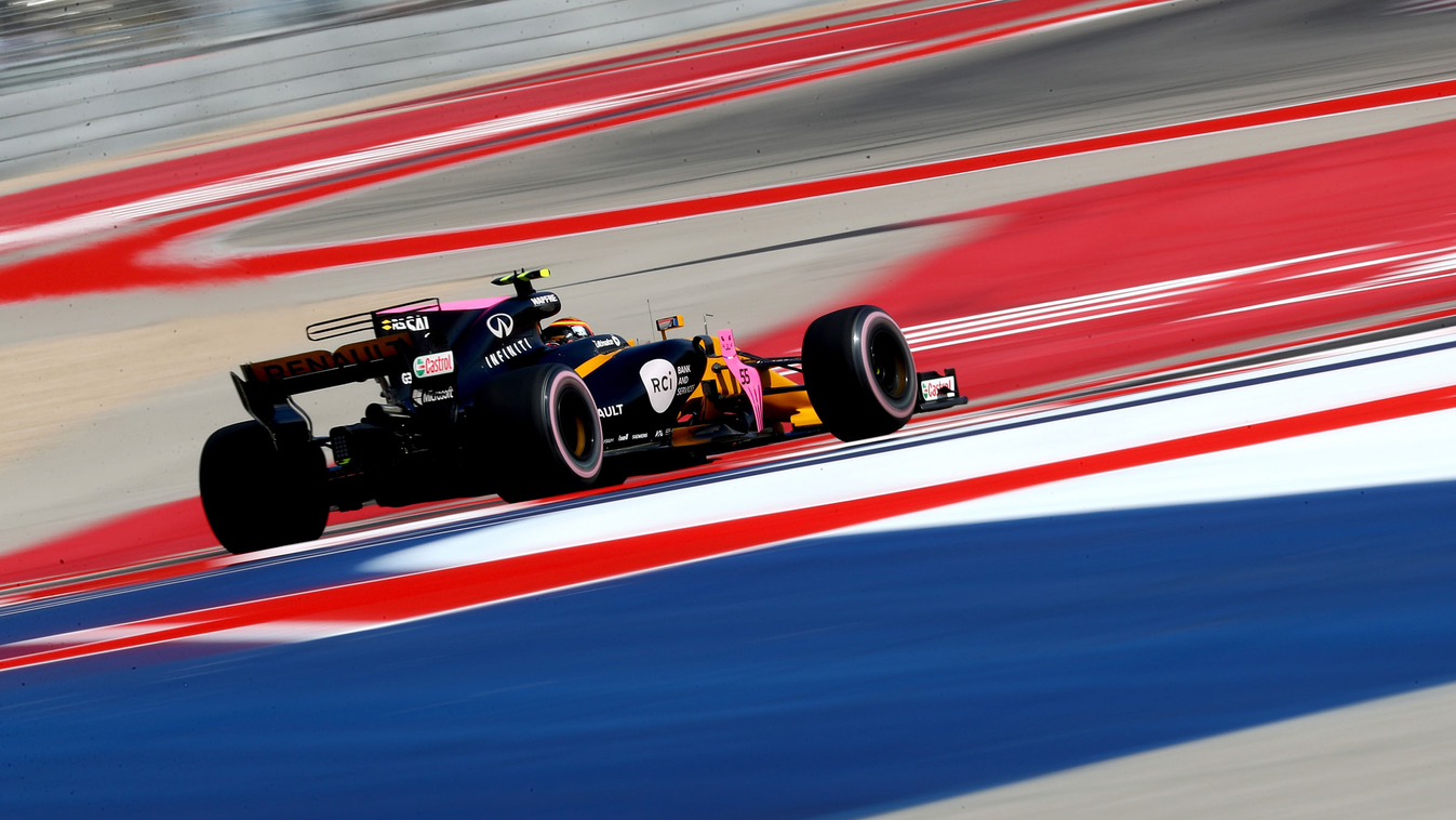 F1 Grand Prix of USA - Qualifying GettyImageRank2 Formula One Racing formula 1 Auto Racing Formula One Grand Prix United States Formula One Grand Prix AUSTIN, TX - OCTOBER 21: Carlos Sainz of Spain driving the (55) Renault Sport Formula One Team Renault R