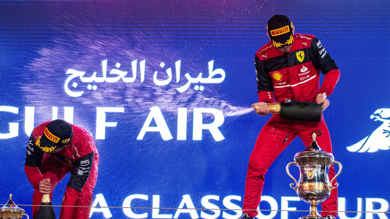 Forma-1, Bahreini Nagydíj, Scuderia Ferrari, Charles Leclerc, Carlos Sainz 