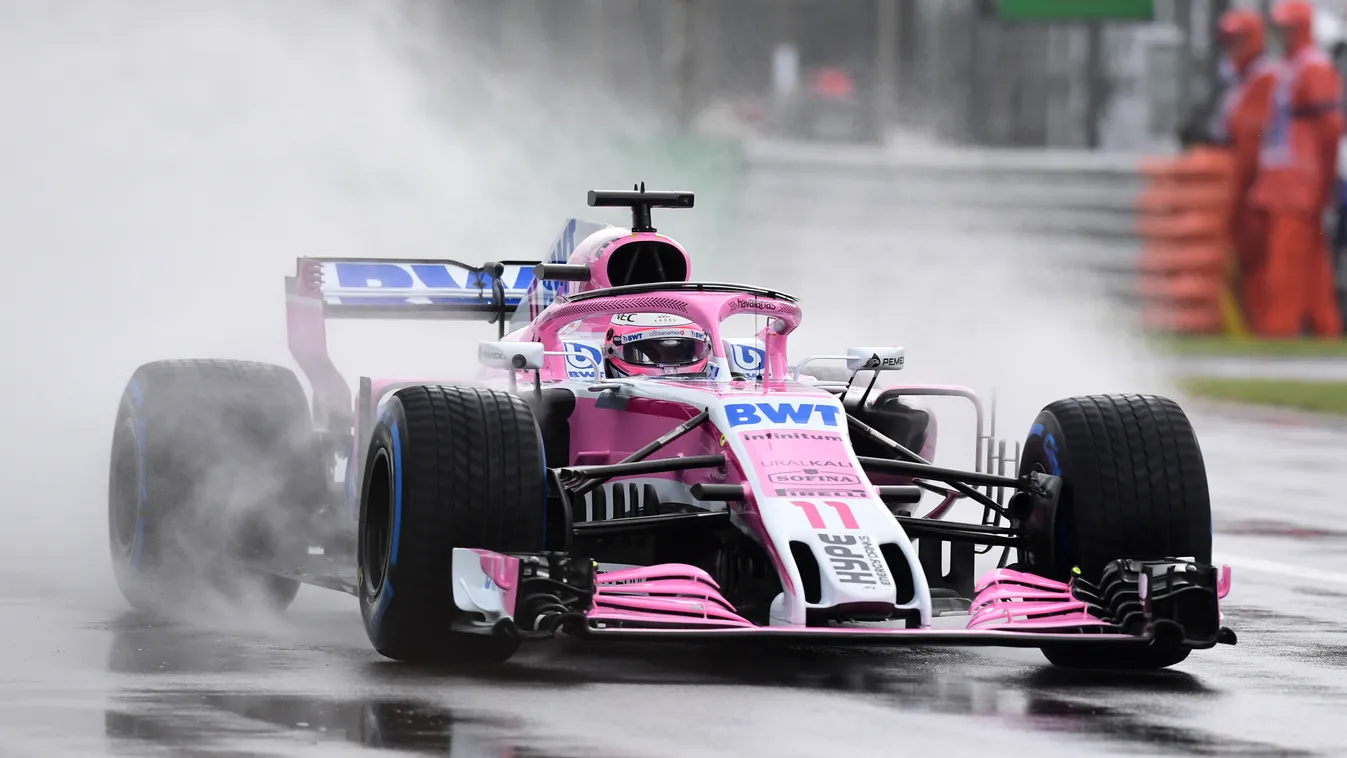 A Forma-1-es Olasz Nagydíj pénteki napja, Sergio Pérez, Force India 