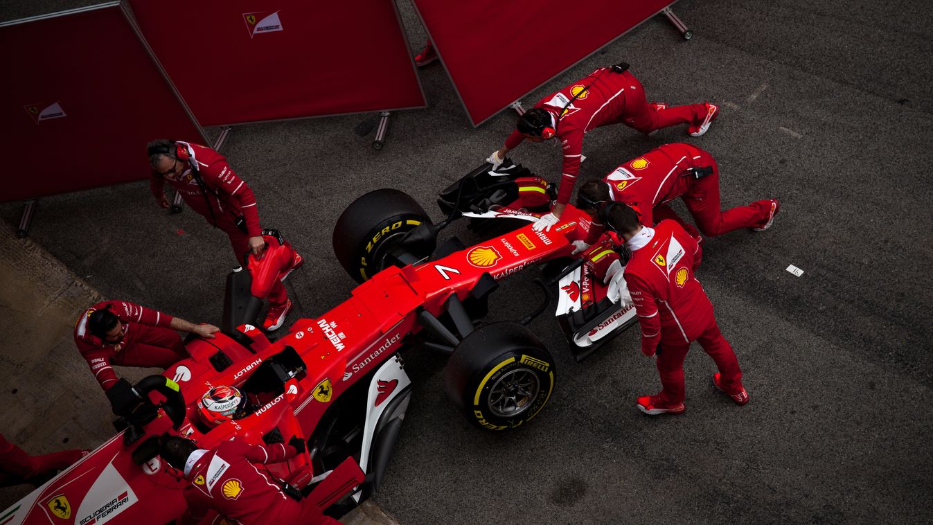 Forma-1, Kimi Räikkönen, Scuderia Ferrari, Barcelona teszt 