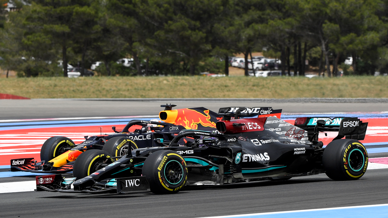Forma-1, Lewis Hamilton, Mercedes, Red Bull, Max Verstappen, Francia Nagydíj 