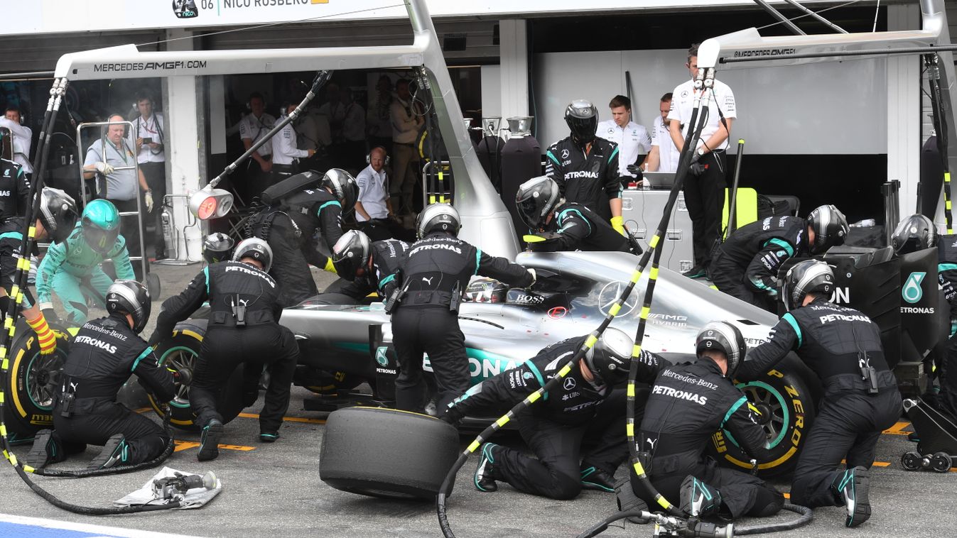 Forma-1, Nico Rosberg, Mercedes AMG Petronas, Német Nagydíj, bokszkiállás 