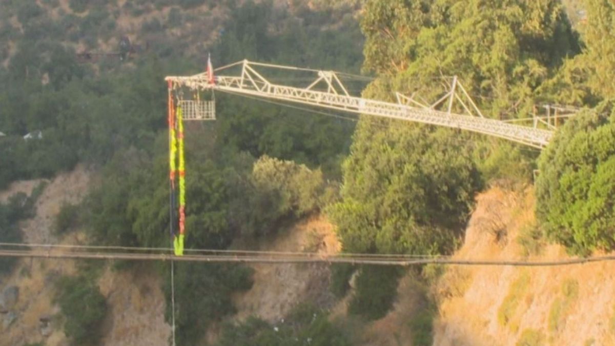 Bungee jumping közben halt meg egy férfi Chilében