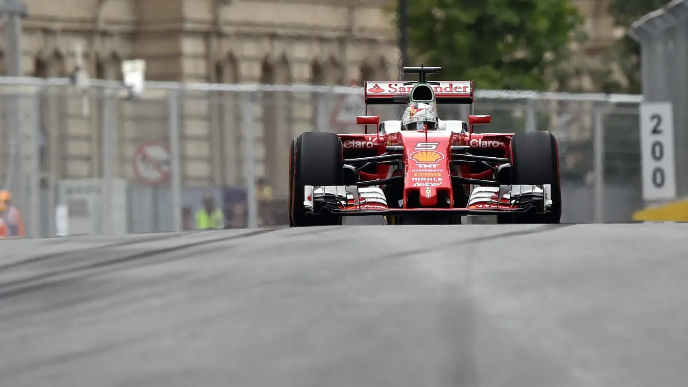 Forma-1, Sebastian Vettel, Scuderia Ferrari, Európa Nagydíj, Baku 