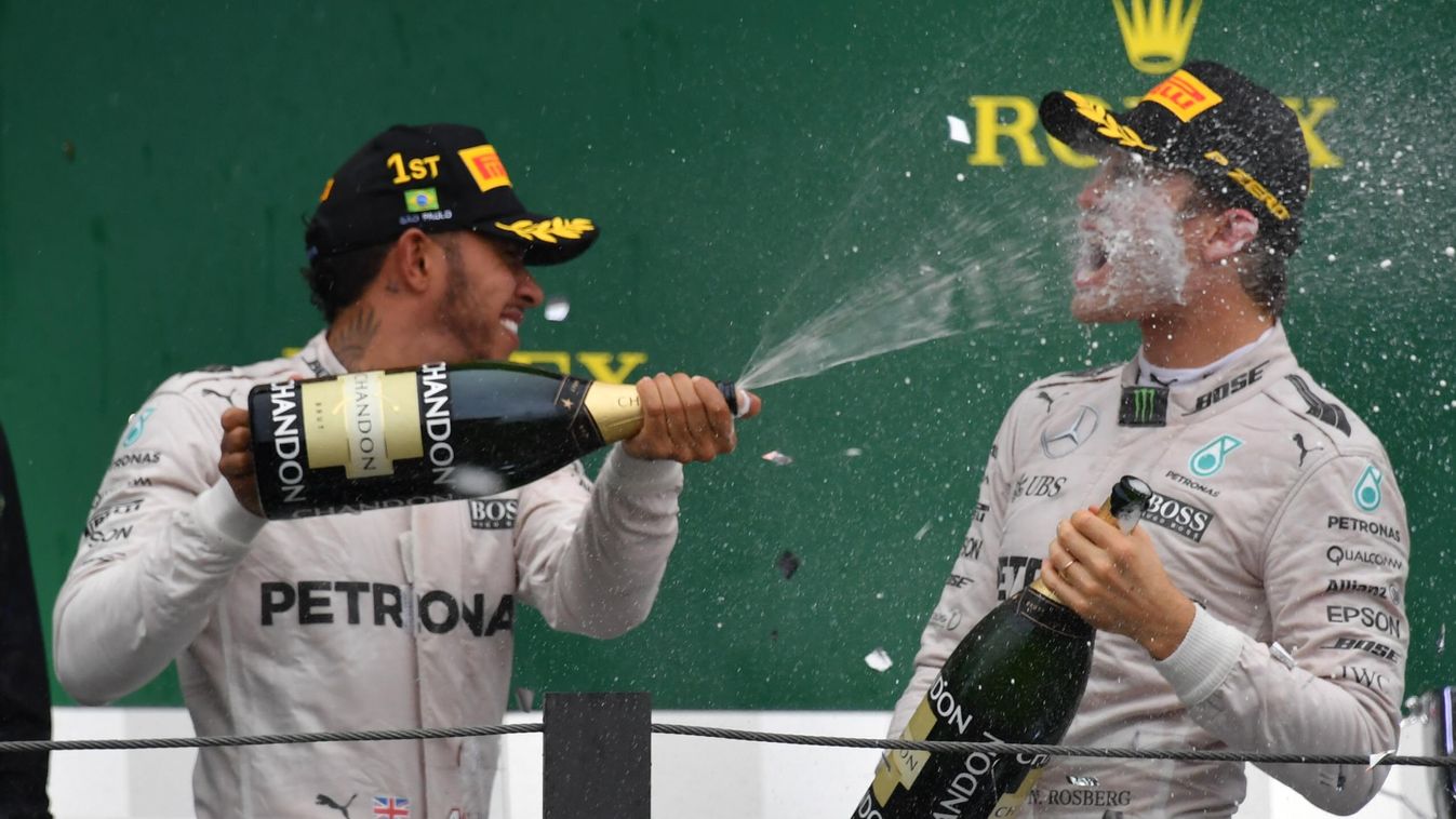 forma-1, Lewis Hamilton, Nico Rosberg, Mercedes, Brazil Nagydíj, dobogó 