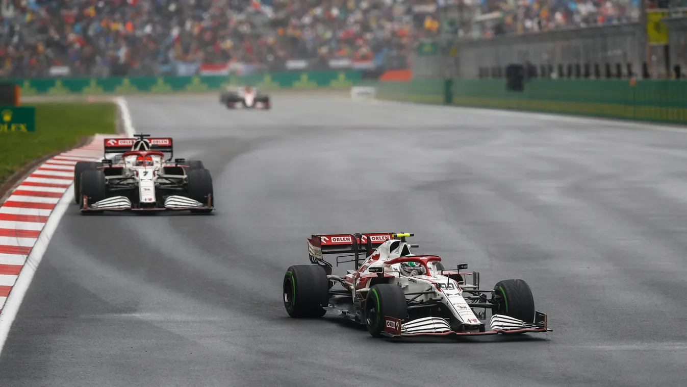 Forma-1, Török Nagydíj, Antonio Giovinazzi, Kimi Räikkönen, Alfa Romeo 