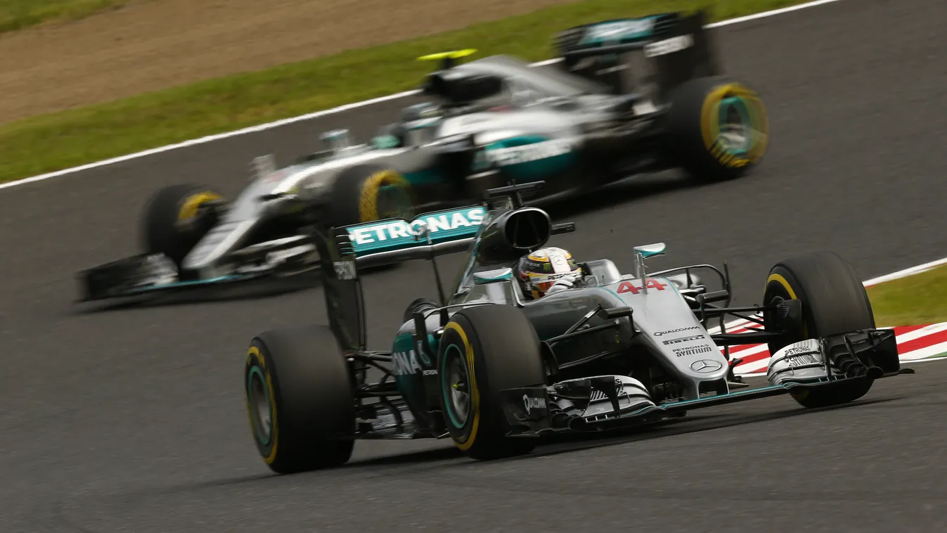 Forma-1, Lewis Hamilton, Nico Rosberg, Mercedes AMG Petronas, Japán Nagydíj 