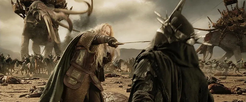 Le seigneur des anneaux le retour du roi moyen age guerre epee tuer kill panoramic MIDDLE AGES WAR ELEPHANT SWORD 