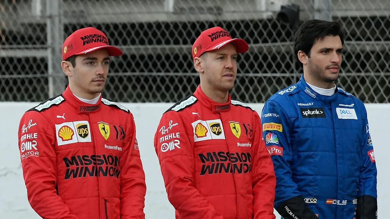 Forma-1, Charles Leclerc, Sebastian Vettel, Carlos Sainz, Barcelona teszt 