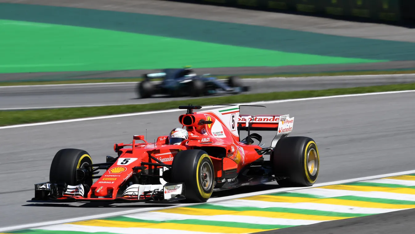 Forma-1, Brazil Nagydíj 2017, Sebastian Vettel, Ferrari 