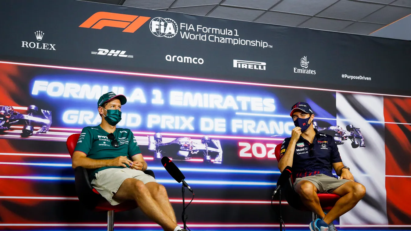 Forma-1, Francia Nagydíj, Sebastian Vettel, Aston Martin, Sergio Pérez, Red Bull 