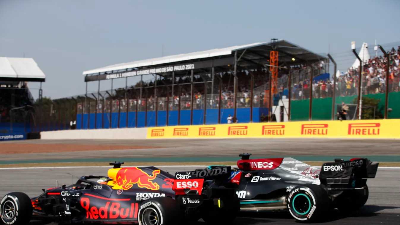 Forma-1, Sao Pauló-i Nagydíj, Lewis Hamilton, Mercedes, Max Verstappen, Red Bull 