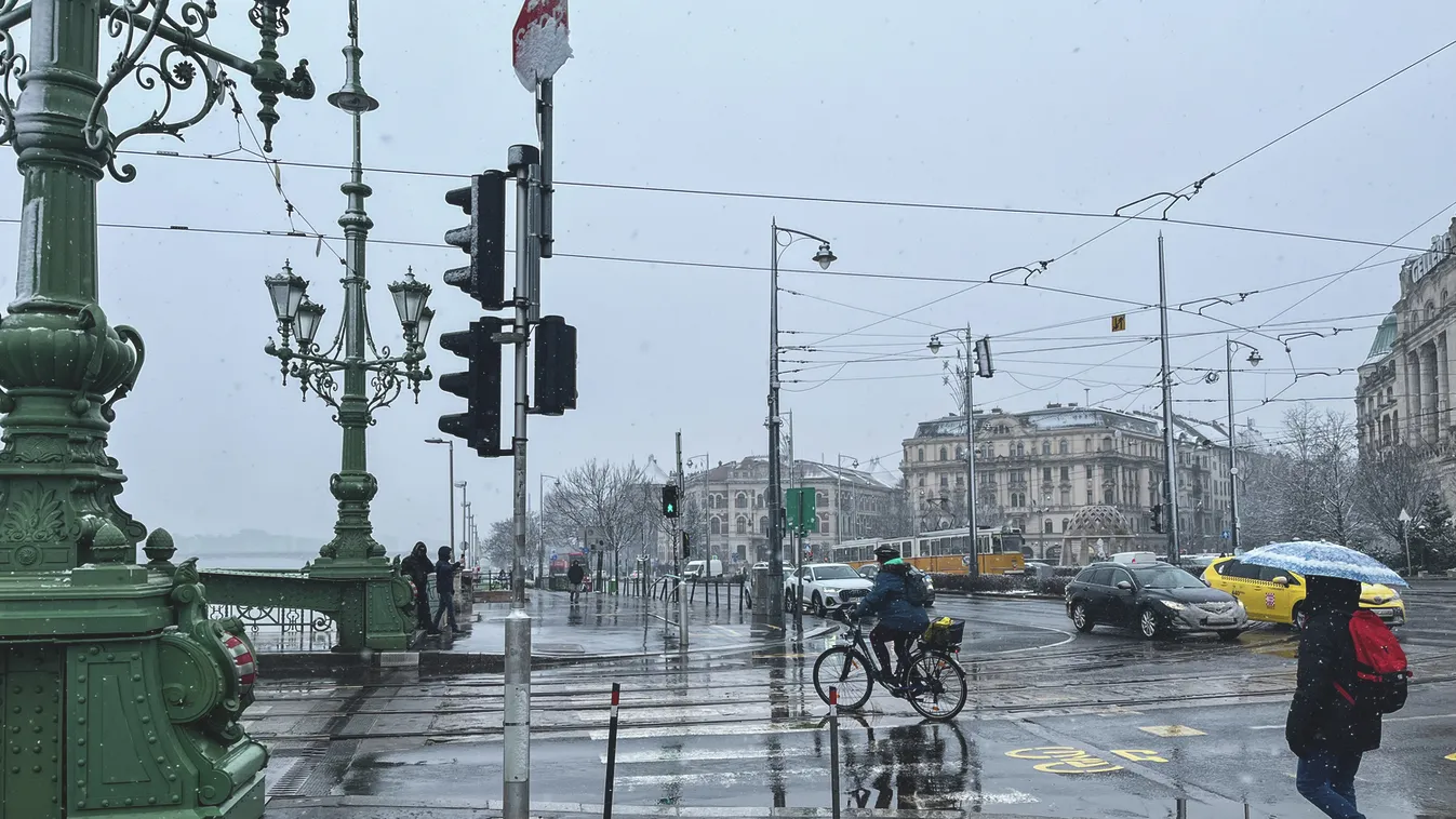 hó, havazás, Budapest, időjárás, 2024.01.19. 