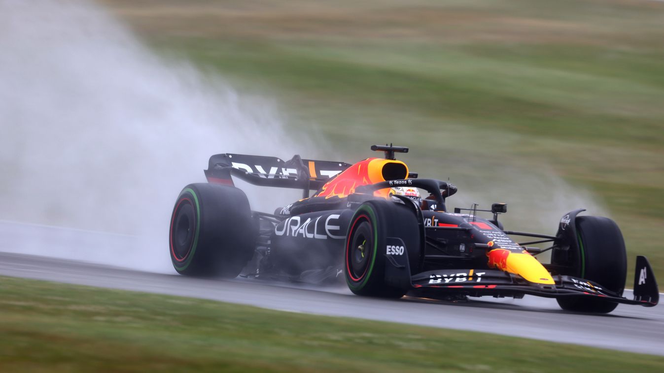 Forma-1, Max Verstappen, Red Bull, Brit Nagydíj 2022, szombat 