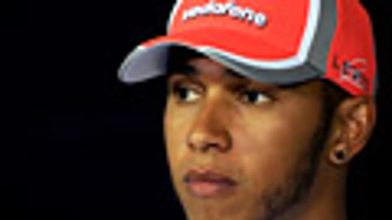 Lewis Hamilton, a McLaren Mercedes pilótája