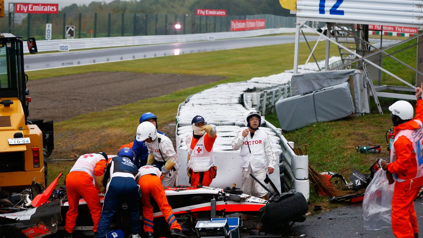Forma-1, Jules Bianchi, 2014 Japán Nagydíj, baleset 