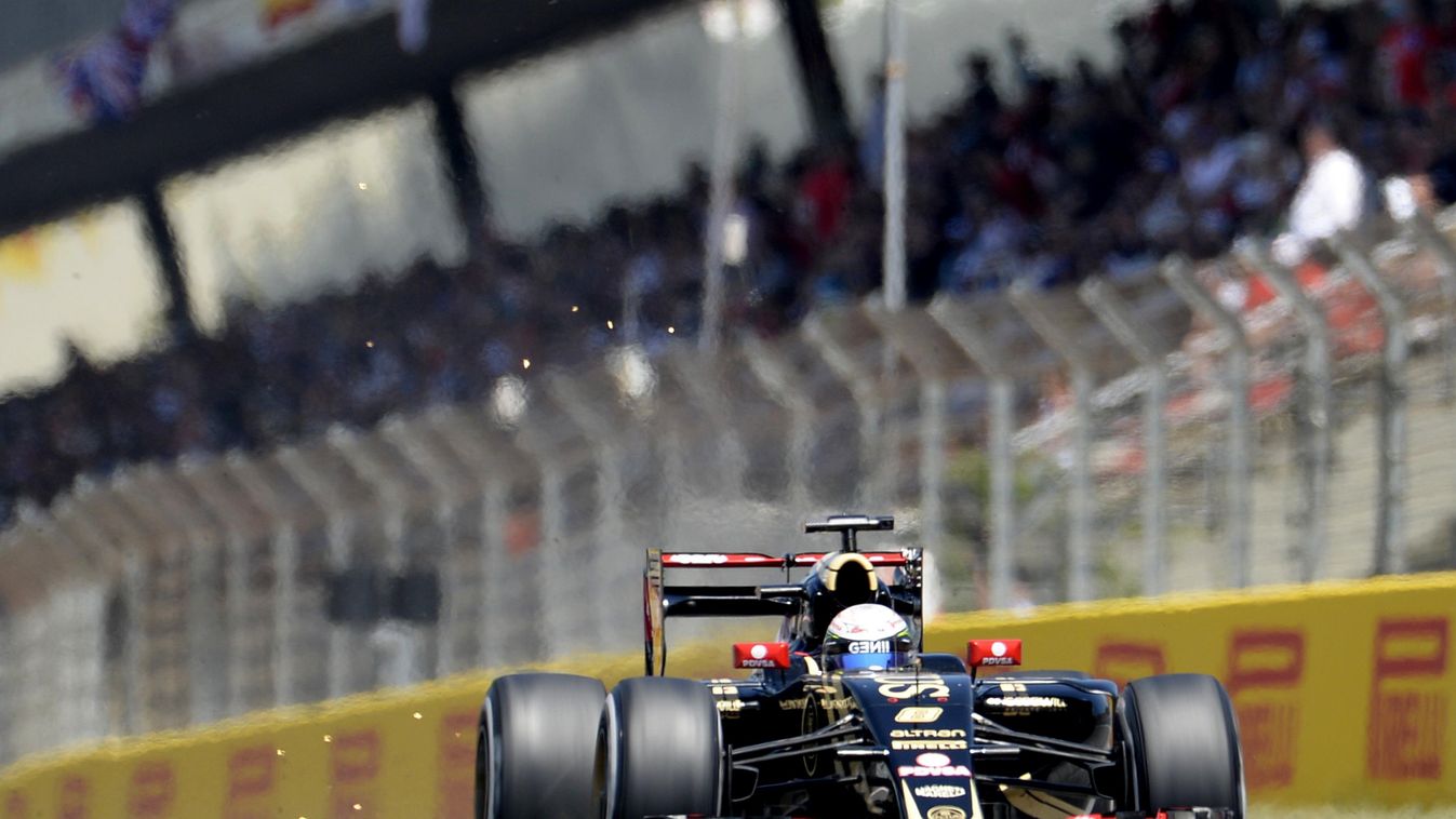 Forma-1, Romain Grosjean, Lotus, Spanyol Nagydíj 