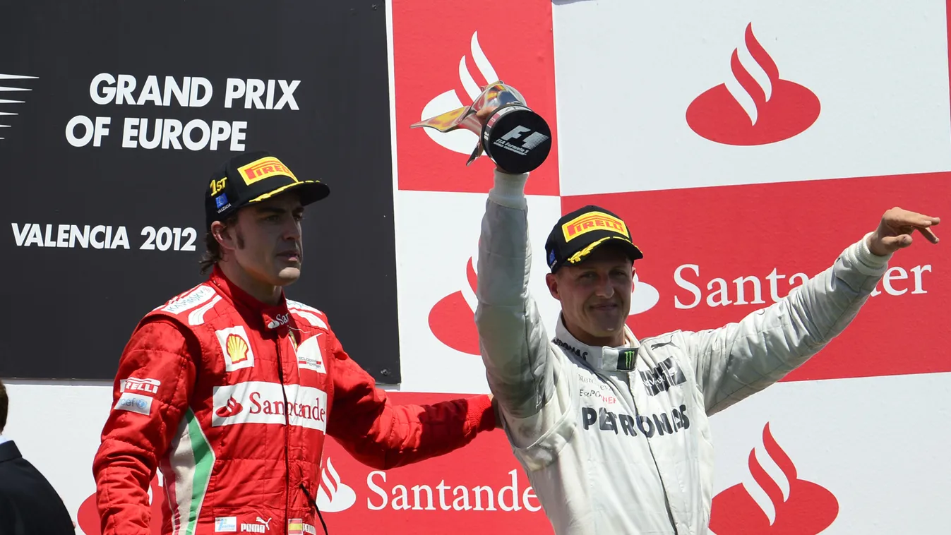 Forma-1, Fernando Alonso, Michael Schumacher, Európa Nagydíj, Valencia, 2012, Scuderia Ferrari, Mercedes-AMG Petronas 