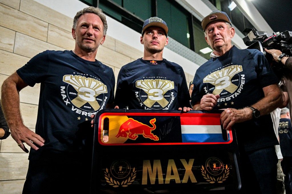 Christian Horner, Max Verstappen, Helmut Marko