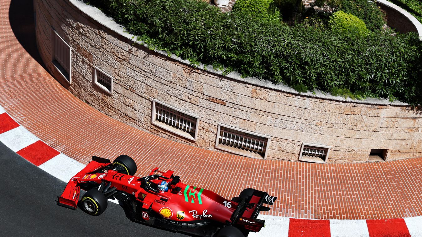 Forma-1, Charles Leclerc, Ferrari, Monacói Nagydíj 2021, csütörtök 