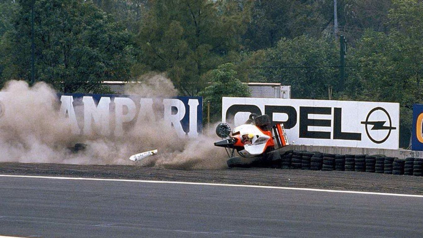 Forma-1, Ayrton Senna, Mexikói Nagydíj 1991, baleset 