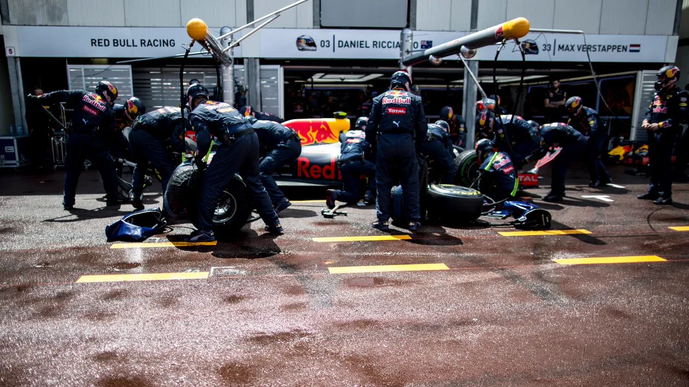 Forma-1, Daniel Ricciardo, Red Bull Racing, Monacói Nagydíj, bokszkiállás 