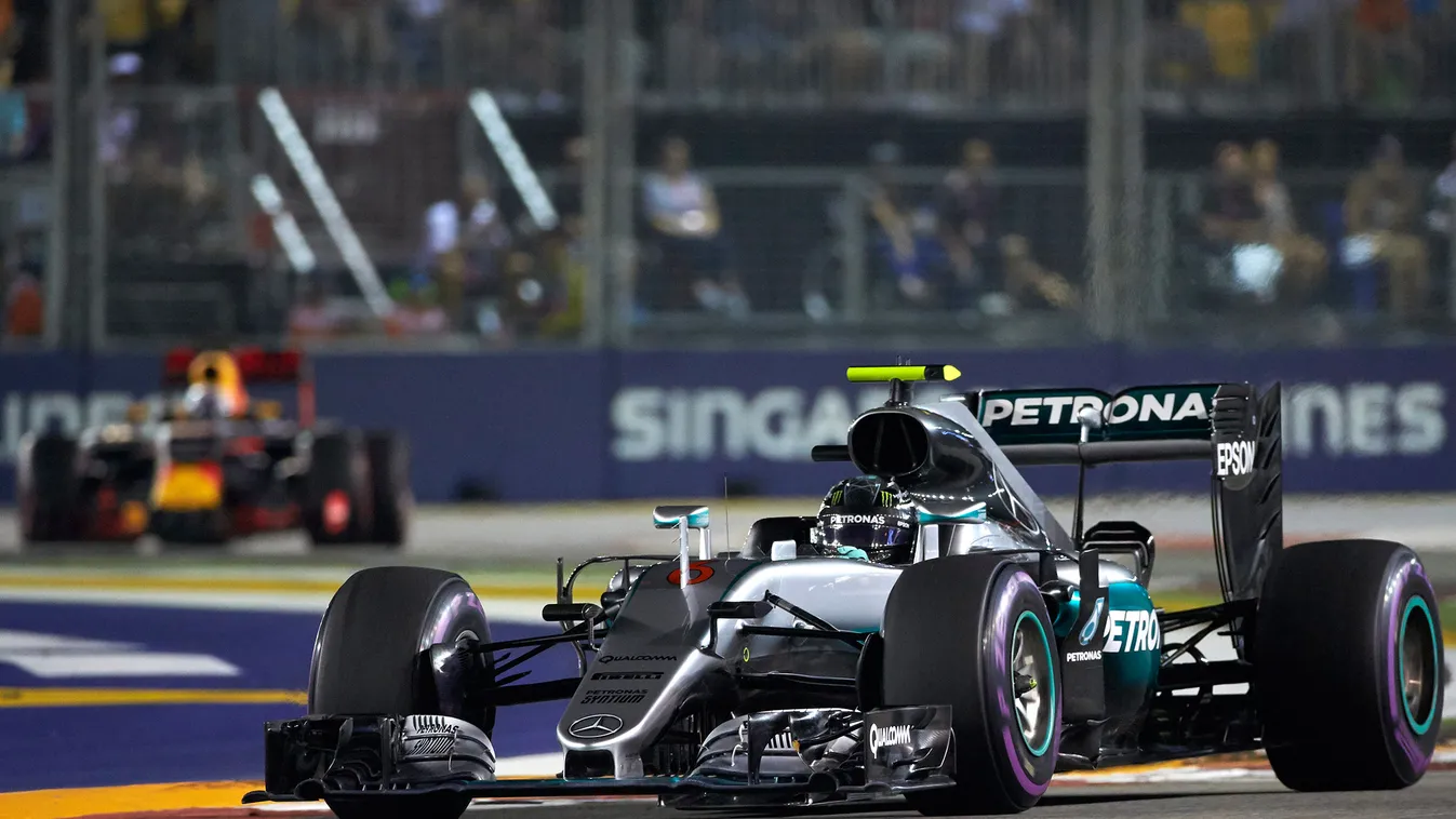 Forma-1, Nico Rosberg, Mercedes, Daniel Ricciardo, Red Bull, Szingapúri Nagydíj 