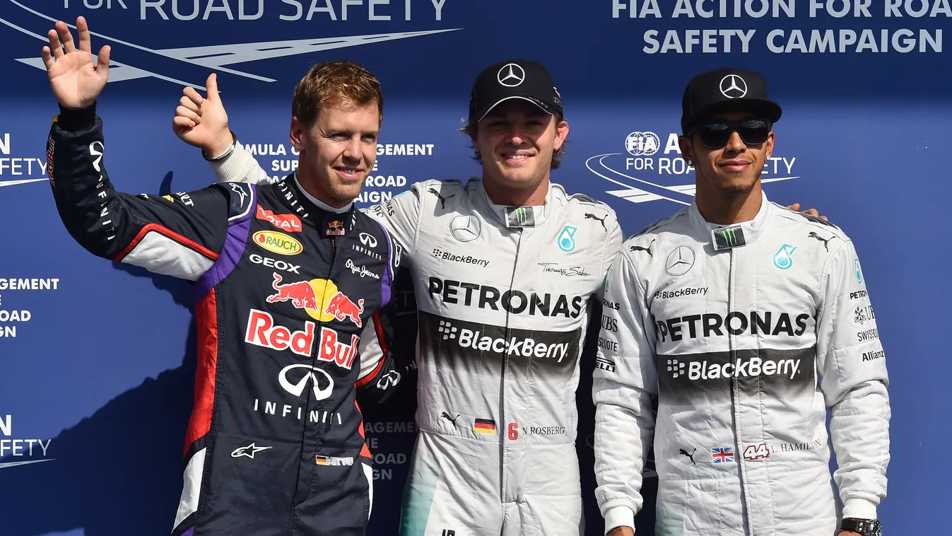 Vettel, Rosberg, Hamilton 