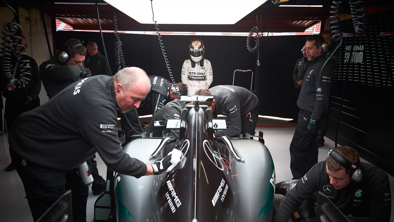 Forma-1, Lewis Hamilton, Mercedes, teszt 