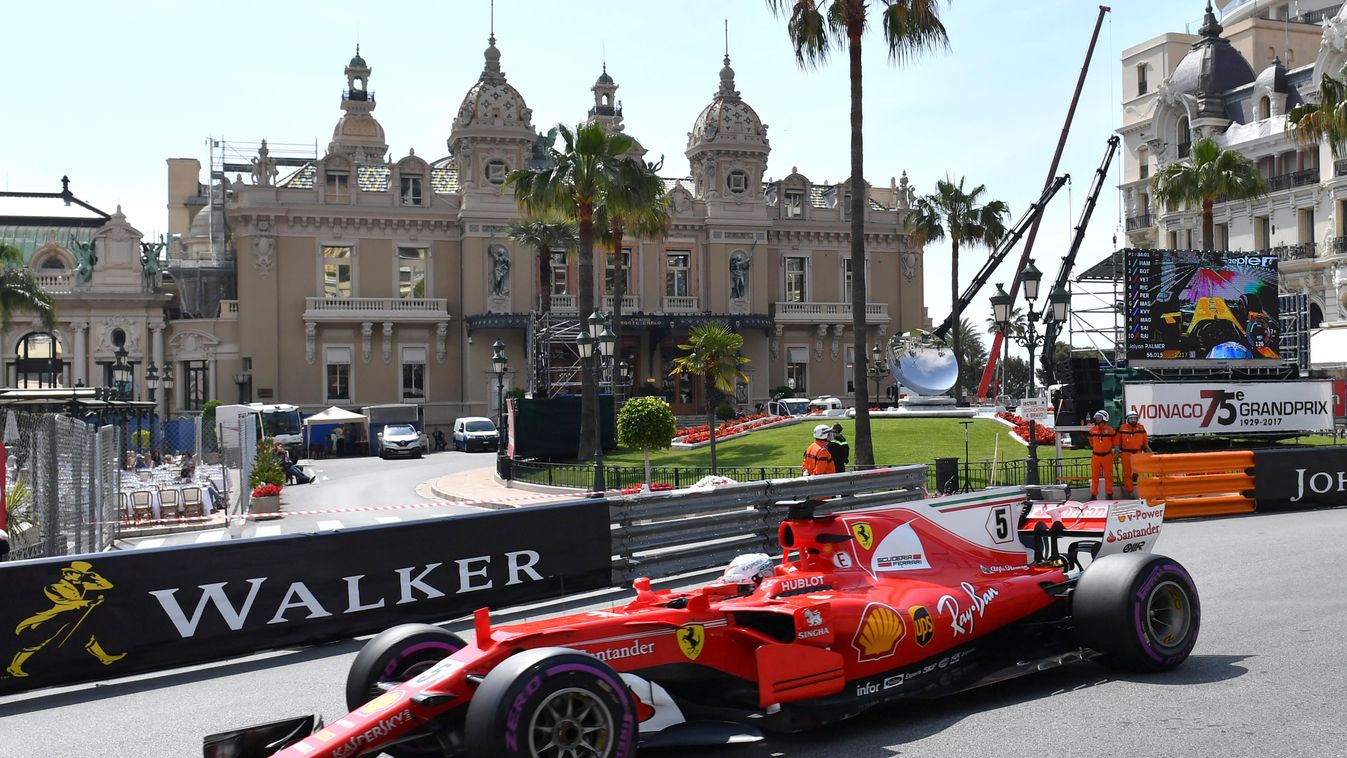 Forma-1, Monacói Nagydíj, Sebastian Vettel, Ferrari 