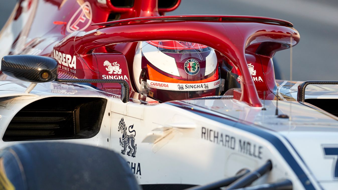 Forma-1, teszt, Barcelona, Kimi Räikkönen, Alfa Romeo Racing 