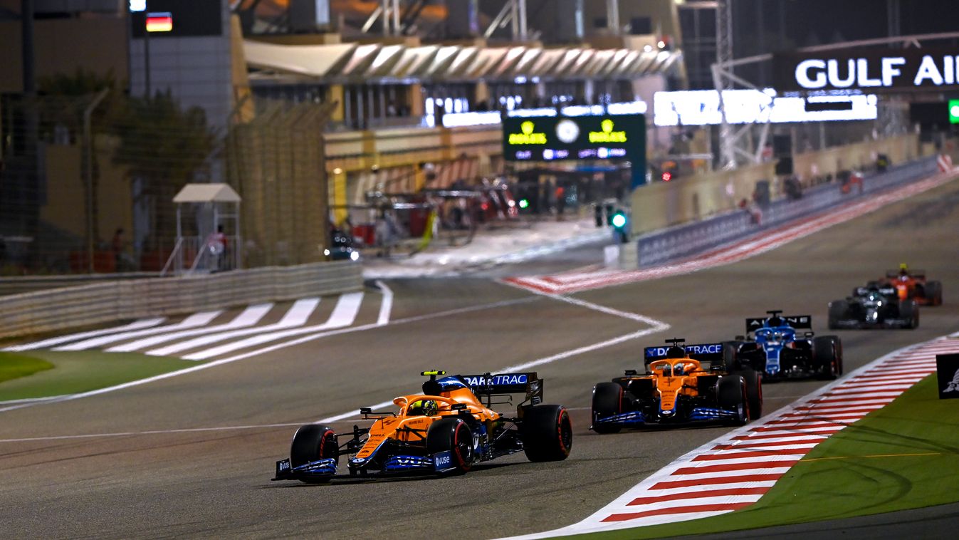 Forma-1, Bahreini Nagydíj, Lando Norris, Daniel Ricciardo, McLaren, Fernando Alonso, Alpine 