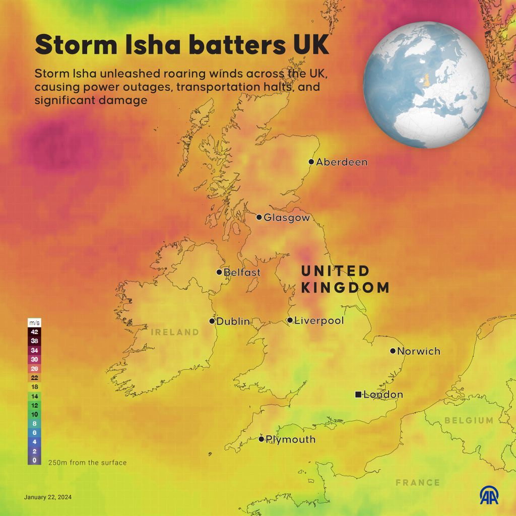 isha vihar, isha, vihar, Nagy-Britannia, angol, Anglia, 2023.01.23., Storm Isha batters UK England,Environment,Image,Infographic,Infographics,January,Light Square 