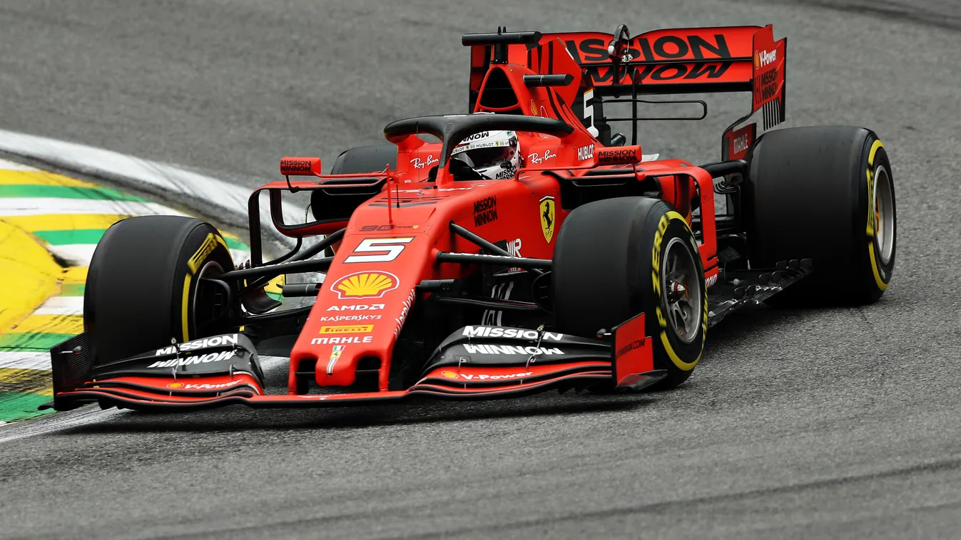 Forma-1, Brazil Nagydíj, péntek, Vettel, Ferrari 