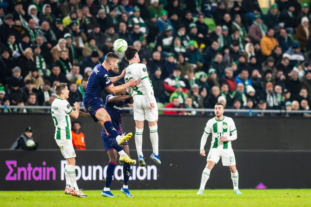 Ferencvárosi TC - ACF Fiorentina, FTC, Fradi, Ferencváros, Európa Konferencia Liga, csoportkör, 6. forduló, Groupama Aréna, Budapest, 2023.12.14. 