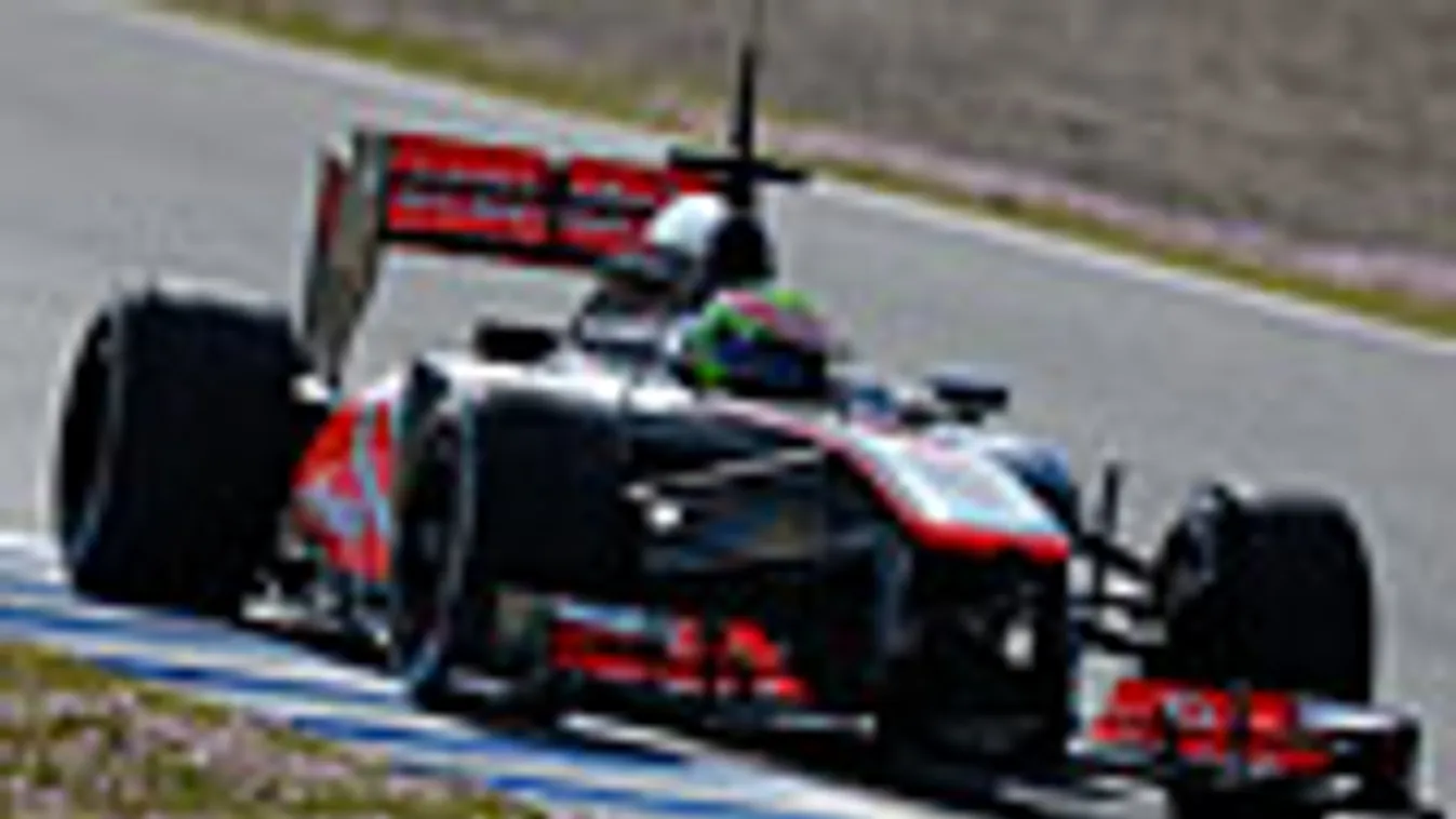 Forma-1, Sergio Pérez, McLaren, teszt