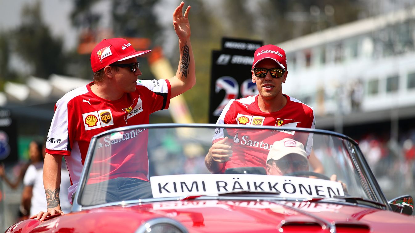 Forma-1, Kimi Räikkönen, sebastian Vettel, Ferrari 
