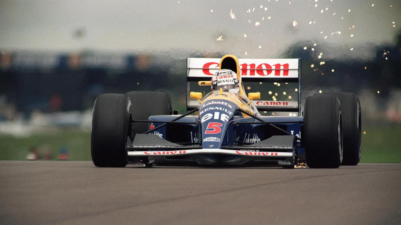 SPORT AUTOMOBILE F1 BRITISH GRAND PRIX, 1991, QUALIFYING, NIGEL MANSELL, WILLIAMS RENAULT 