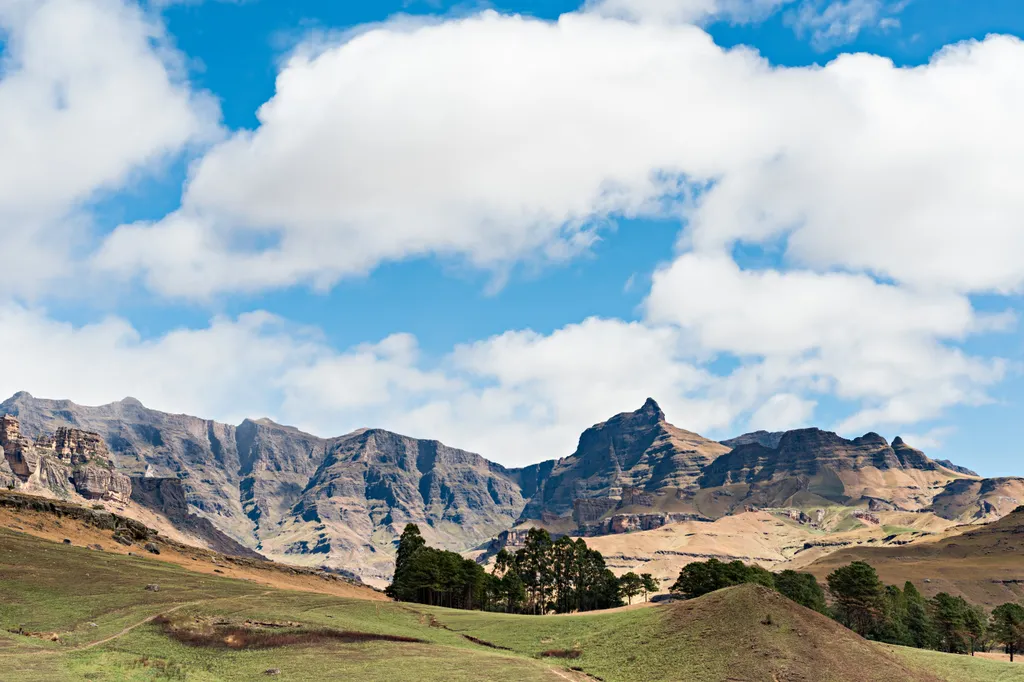 Drakensberg, Sárkány-hegység, Dél-Afrika, hegy, hegység