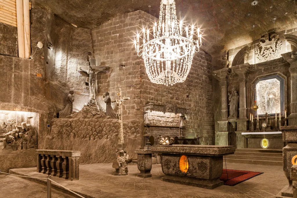 Wieliczka, sóbánya, Lengyelország, templom, kápolna, keresztény, Wieliczkai 