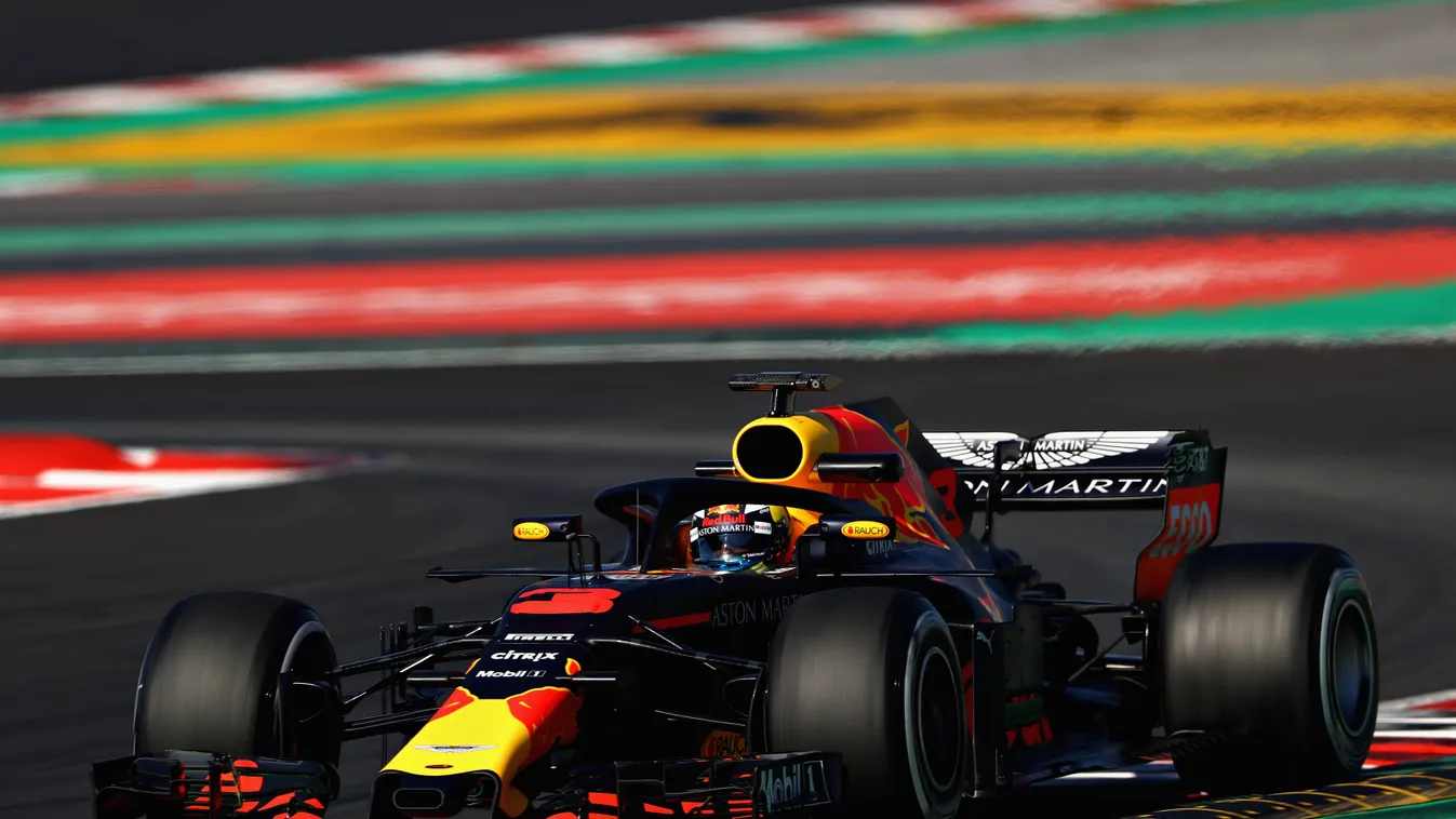 F1 Winter Testing in Barcelona - Day Two, Red Bull Racing, Daniel Ricciardo AUS 